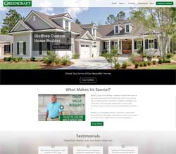 Greencraft Homes Website Redesign